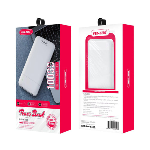 POWER BANK 10000mAh BLACK